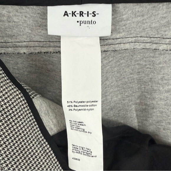 Akris Punto Houndstooth Franca Ankle Trouser Pants Size 4 NEW - Picture 12 of 15